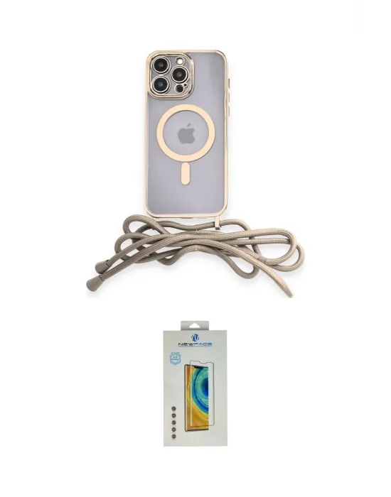 ieg™ iPhone 12 Pro Max Kılıf Eksen Özel Seri - Siyah Polymer Nano Ekran Koruyucu