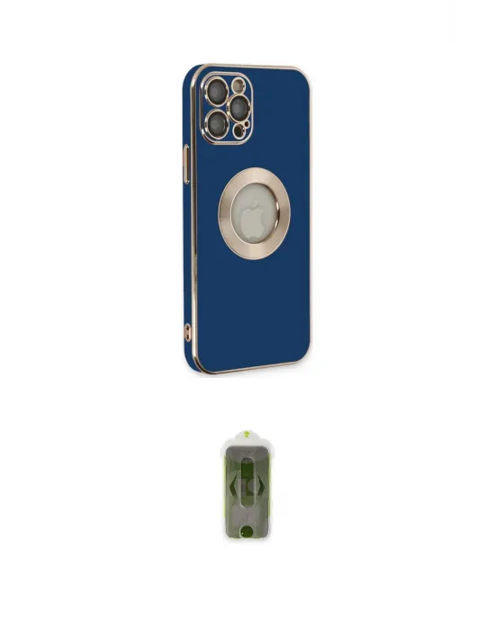 ieg™ iPhone 12 Pro Max Kılıf İz Form Serisi - Siyah Joko Magic 5D Hayalet Cam