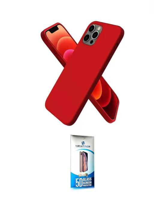 ieg™ iPhone 12 Pro Max Kılıf Kozmos Yansıma Özel Seri - Siyah 5D Eko Cam Ekran Koruyucu