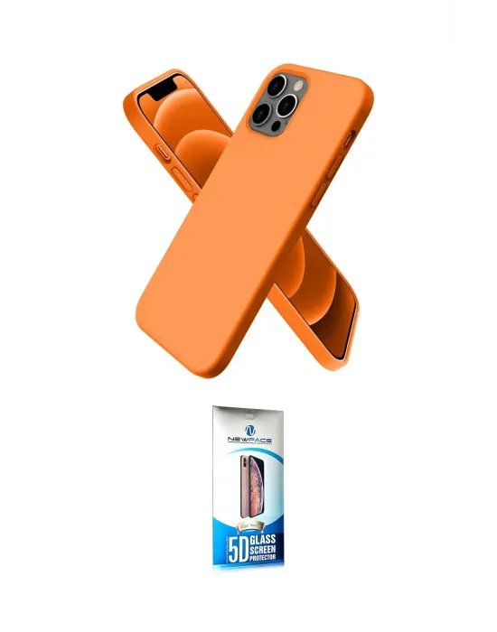 ieg™ iPhone 12 Pro Max Kılıf Kozmos Yansıma Özel Seri - Siyah 5D Eko Cam Ekran Koruyucu
