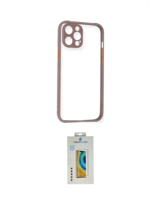 ieg™ iPhone 12 Pro Max Kılıf Nova Asil Özel Seri - Siyah Polymer Nano Ekran Koruyucu