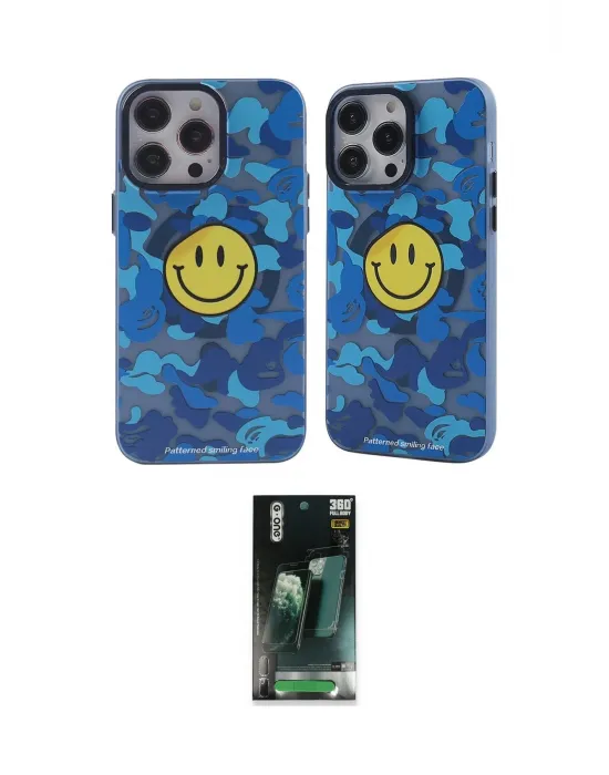 ieg™ iPhone 12 Pro Max Kılıf Nova Doku Koleksiyonu - Şeffaf 360 Full Body Arka Koruyucu