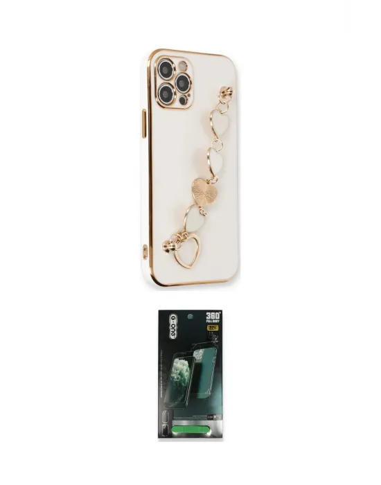 ieg™ iPhone 12 Pro Max Kılıf Nova Işık Prime - Şeffaf 360 Full Body Arka Koruyucu