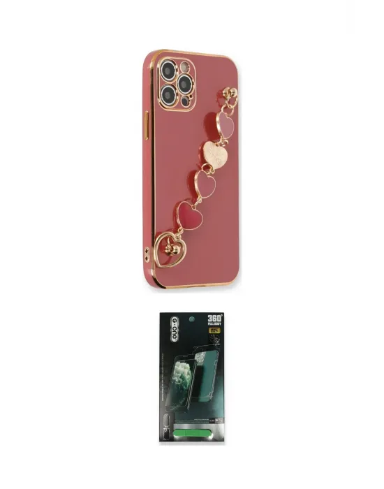 ieg™ iPhone 12 Pro Max Kılıf Nova Işık Prime - Şeffaf 360 Full Body Arka Koruyucu