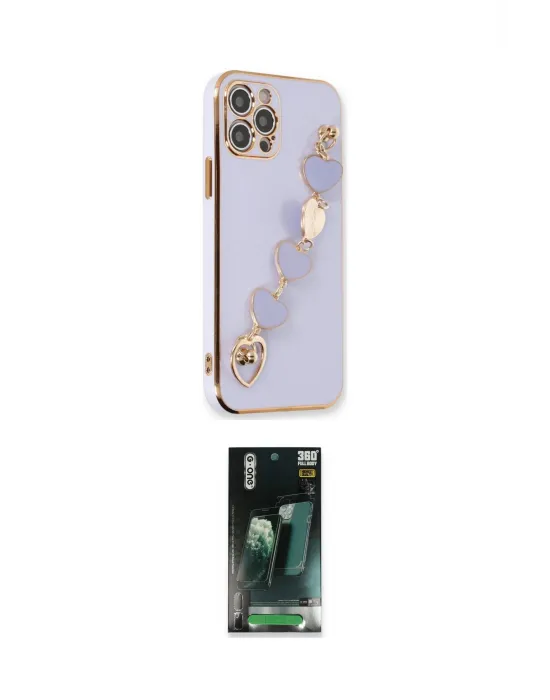 ieg™ iPhone 12 Pro Max Kılıf Nova Işık Prime - Şeffaf 360 Full Body Arka Koruyucu