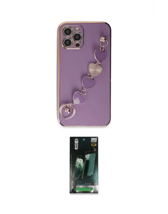 ieg™ iPhone 12 Pro Max Kılıf Nova Işık Prime - Şeffaf 360 Full Body Arka Koruyucu