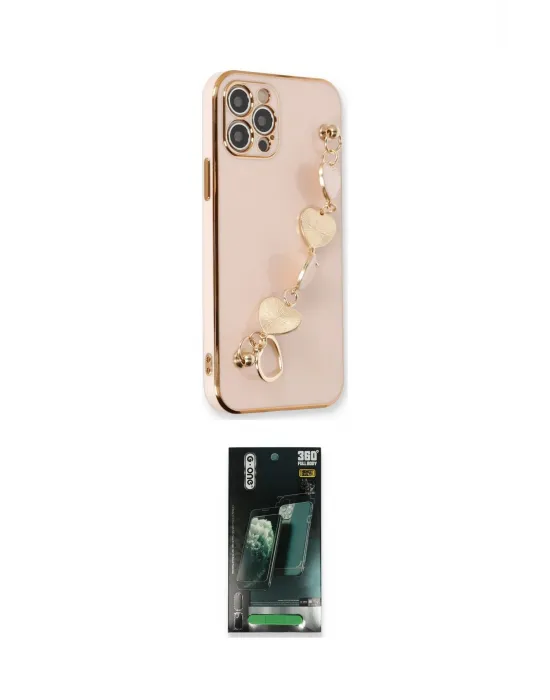 ieg™ iPhone 12 Pro Max Kılıf Nova Işık Prime - Şeffaf 360 Full Body Arka Koruyucu