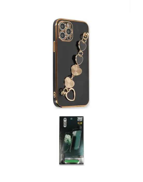 ieg™ iPhone 12 Pro Max Kılıf Nova Işık Prime - Şeffaf 360 Full Body Arka Koruyucu