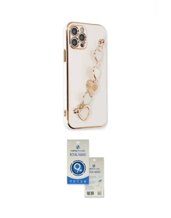 ieg™ iPhone 12 Pro Max Kılıf Nova Işık Prime - Şeffaf Royal Nano Ekran Koruyucu