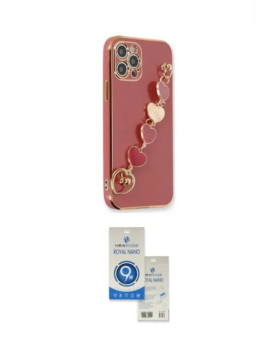 ieg™ iPhone 12 Pro Max Kılıf Nova Işık Prime - Şeffaf Royal Nano Ekran Koruyucu