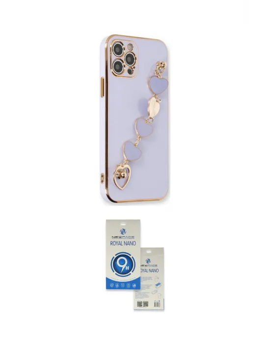 ieg™ iPhone 12 Pro Max Kılıf Nova Işık Prime - Şeffaf Royal Nano Ekran Koruyucu