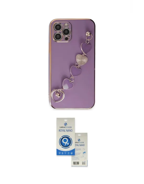 ieg™ iPhone 12 Pro Max Kılıf Nova Işık Prime - Şeffaf Royal Nano Ekran Koruyucu