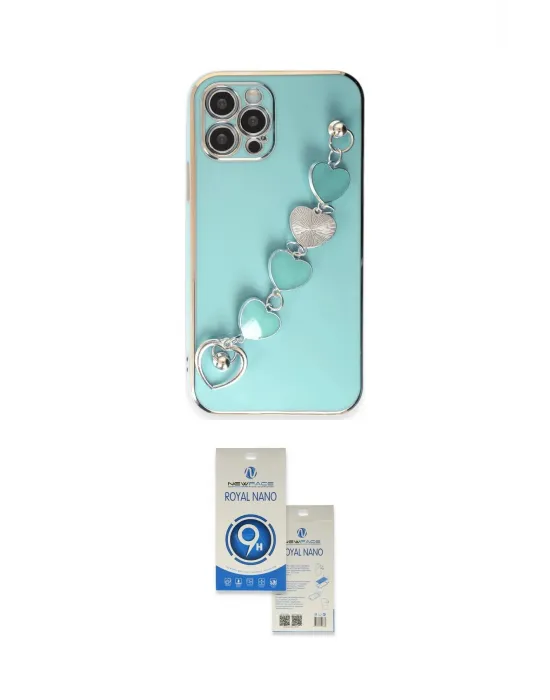 ieg™ iPhone 12 Pro Max Kılıf Nova Işık Prime - Şeffaf Royal Nano Ekran Koruyucu