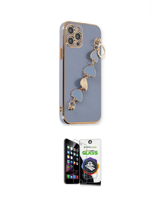 ieg™ iPhone 12 Pro Max Kılıf Nova Işık Prime - Şeffaf Temperli Cam Ekran Koruyucu