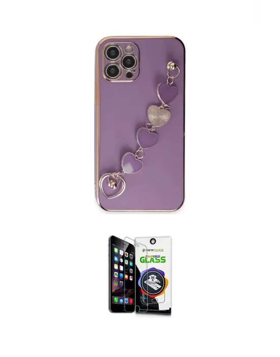 ieg™ iPhone 12 Pro Max Kılıf Nova Işık Prime - Şeffaf Temperli Cam Ekran Koruyucu