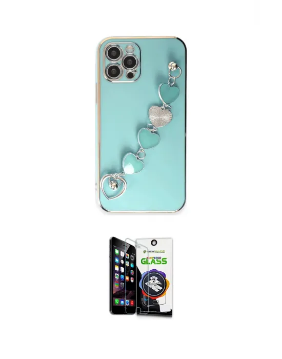 ieg™ iPhone 12 Pro Max Kılıf Nova Işık Prime - Şeffaf Temperli Cam Ekran Koruyucu