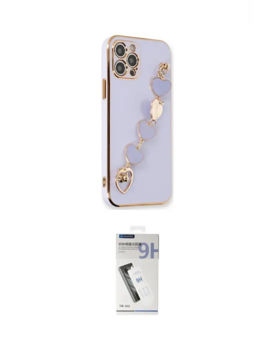 ieg™ iPhone 12 Pro Max Kılıf Nova Işık Prime - Şeffaf Uv Polymer Nano Ekran Koruyucu