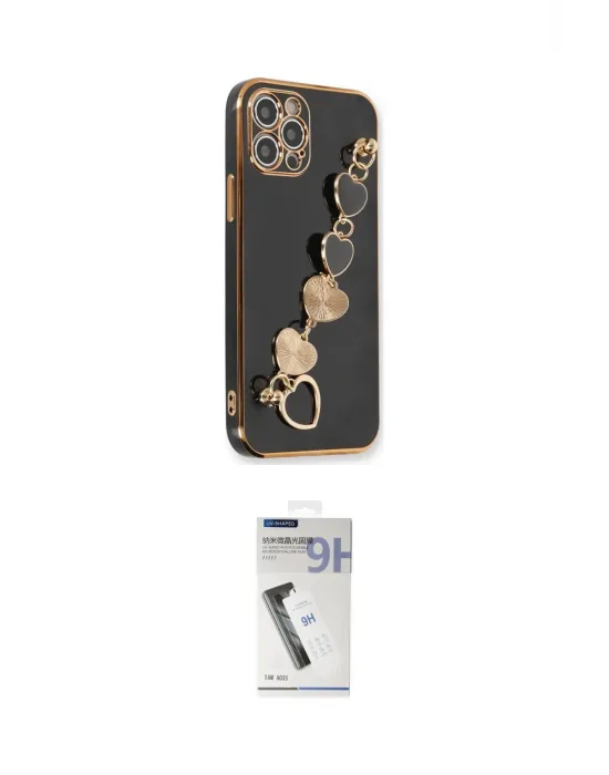 ieg™ iPhone 12 Pro Max Kılıf Nova Işık Prime - Şeffaf Uv Polymer Nano Ekran Koruyucu