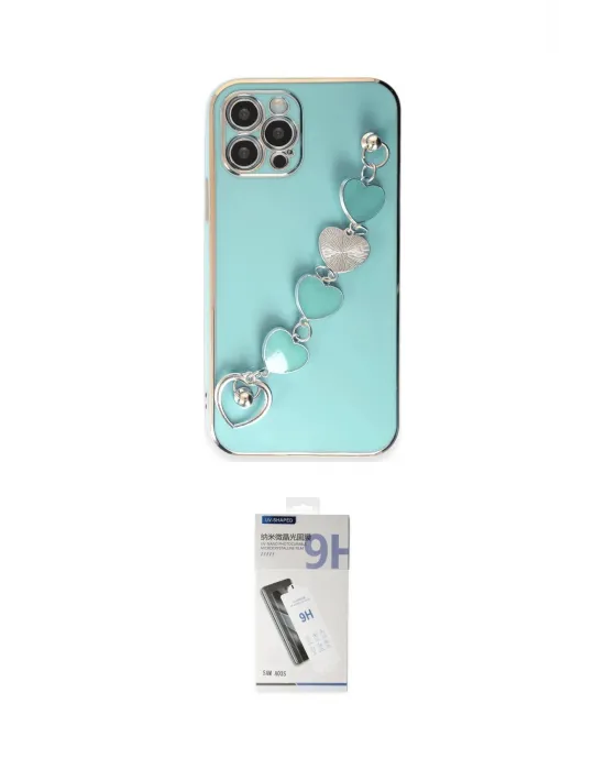 ieg™ iPhone 12 Pro Max Kılıf Nova Işık Prime - Şeffaf Uv Polymer Nano Ekran Koruyucu