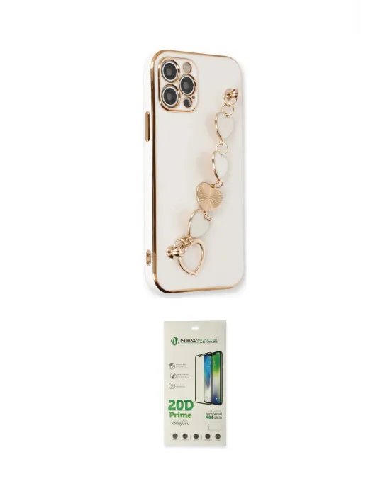 ieg™ iPhone 12 Pro Max Kılıf Nova Işık Prime - Siyah 20D Premium Cam Ekran Koruyucu