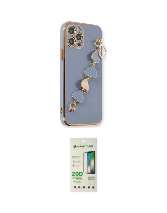 ieg™ iPhone 12 Pro Max Kılıf Nova Işık Prime - Siyah 20D Premium Cam Ekran Koruyucu