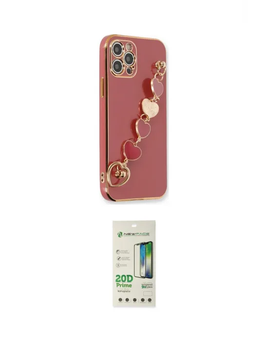 ieg™ iPhone 12 Pro Max Kılıf Nova Işık Prime - Siyah 20D Premium Cam Ekran Koruyucu