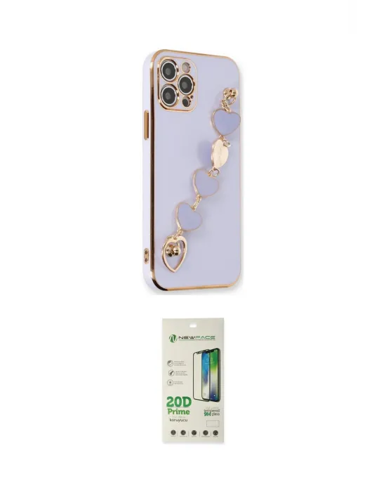 ieg™ iPhone 12 Pro Max Kılıf Nova Işık Prime - Siyah 20D Premium Cam Ekran Koruyucu