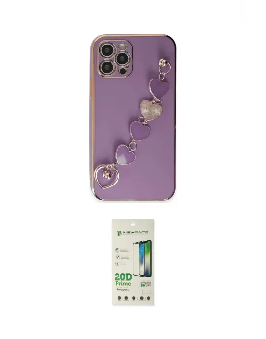 ieg™ iPhone 12 Pro Max Kılıf Nova Işık Prime - Siyah 20D Premium Cam Ekran Koruyucu