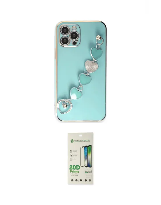 ieg™ iPhone 12 Pro Max Kılıf Nova Işık Prime - Siyah 20D Premium Cam Ekran Koruyucu