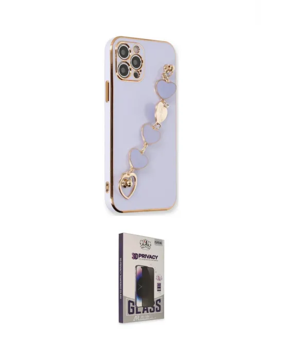 ieg™ iPhone 12 Pro Max Kılıf Nova Işık Prime - Siyah Bilvis Hayalet Cam Ekran Koruyucu