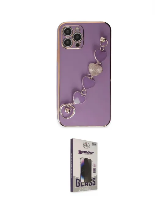 ieg™ iPhone 12 Pro Max Kılıf Nova Işık Prime - Siyah Bilvis Hayalet Cam Ekran Koruyucu