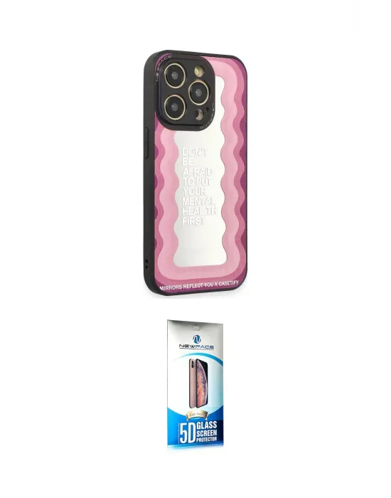 ieg™ iPhone 12 Pro Max Kılıf Odak Klasik Serisi - Siyah 5D Eko Cam Ekran Koruyucu