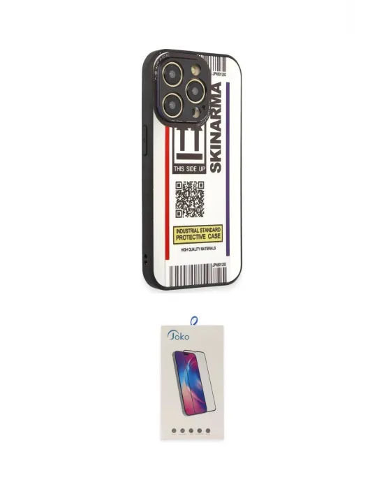 ieg™ iPhone 12 Pro Max Kılıf Odak Klasik Serisi - Siyah Joko 5D Cam