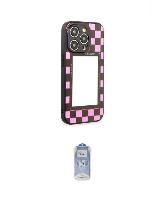 ieg™ iPhone 12 Pro Max Kılıf Odak Klasik Serisi - Siyah Joko Magic 5D Cam