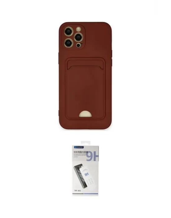 ieg™ iPhone 12 Pro Max Kılıf Vadi Çizgi Prime - Şeffaf Uv Polymer Nano Ekran Koruyucu