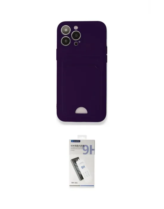 ieg™ iPhone 12 Pro Max Kılıf Vadi Çizgi Prime - Şeffaf Uv Polymer Nano Ekran Koruyucu