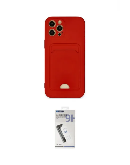 ieg™ iPhone 12 Pro Max Kılıf Vadi Çizgi Prime - Şeffaf Uv Polymer Nano Ekran Koruyucu