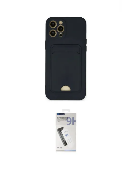 ieg™ iPhone 12 Pro Max Kılıf Vadi Çizgi Prime - Şeffaf Uv Polymer Nano Ekran Koruyucu