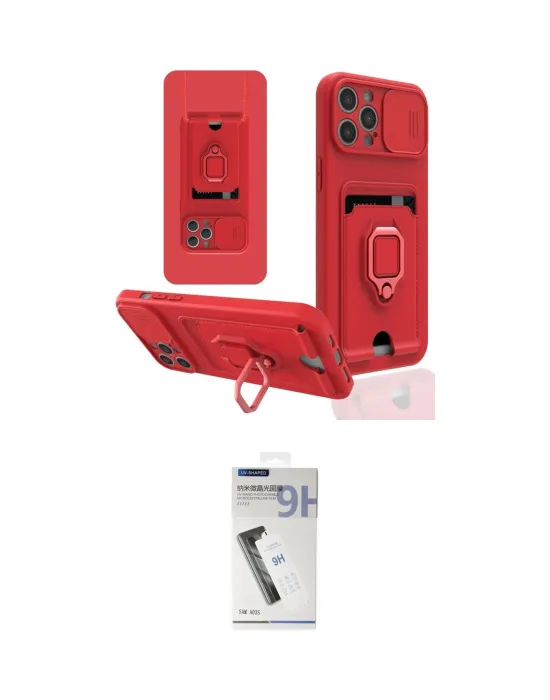ieg™ iPhone 12 Pro Max Kılıf Vadi Form Prime - Şeffaf Uv Polymer Nano Ekran Koruyucu