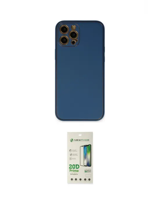 ieg™ iPhone 12 Pro Max Kılıf Yadigar Klasik - Siyah 20D Premium Cam Ekran Koruyucu