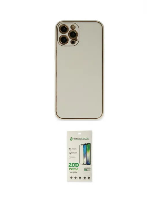 ieg™ iPhone 12 Pro Max Kılıf Yadigar Klasik - Siyah 20D Premium Cam Ekran Koruyucu