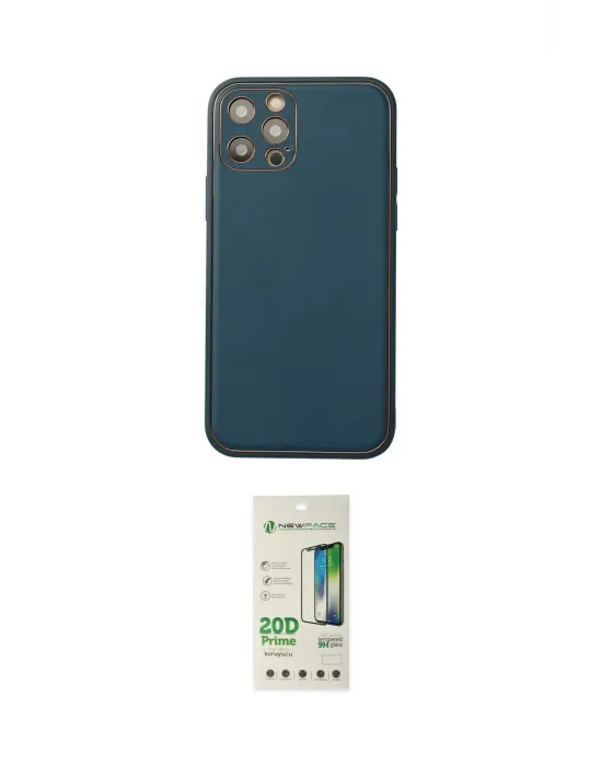 ieg™ iPhone 12 Pro Max Kılıf Yadigar Klasik - Siyah 20D Premium Cam Ekran Koruyucu