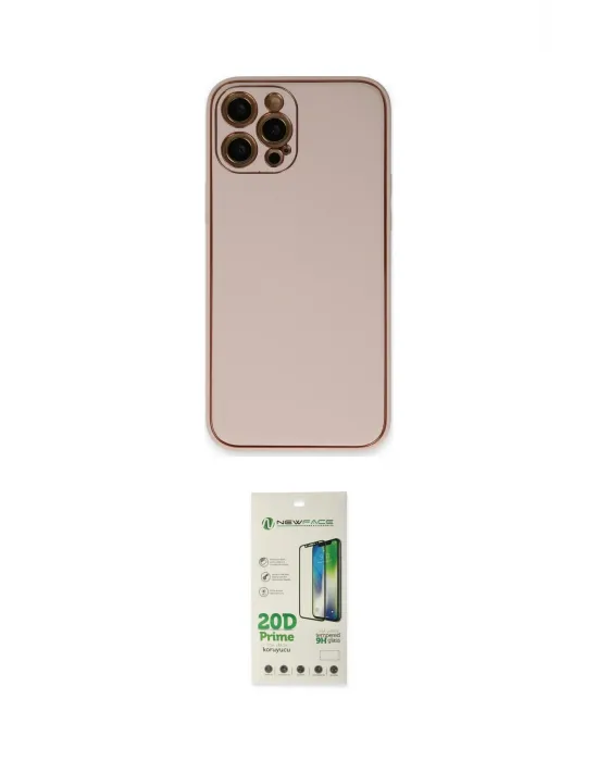 ieg™ iPhone 12 Pro Max Kılıf Yadigar Klasik - Siyah 20D Premium Cam Ekran Koruyucu