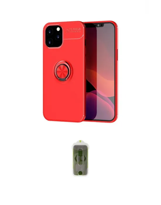 ieg™ iPhone 12 Pro Max Kılıf Yankı Form Prime - Siyah Joko Magic 5D Hayalet Cam
