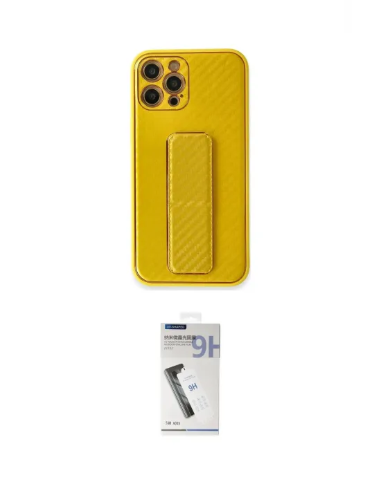 ieg™ iPhone 12 Pro Max Kılıf Yörünge Yansıma - Şeffaf Uv Polymer Nano Ekran Koruyucu