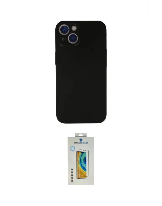 ieg™ iPhone 13 Mini Kılıf Yadigar Yansıma Serisi - Siyah Polymer Nano Ekran Koruyucu