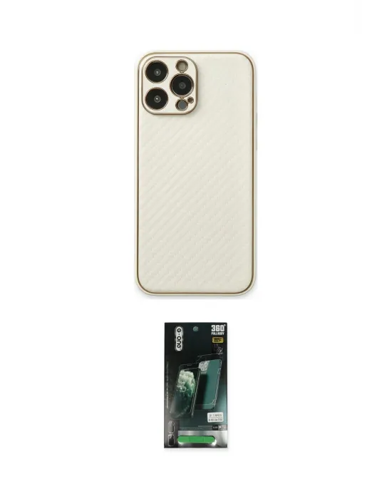 ieg™ iPhone 13 Pro Kılıf Ahenk Işık - Şeffaf 360 Full Body Arka Koruyucu