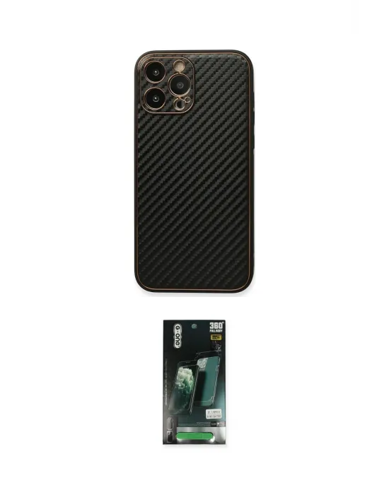 ieg™ iPhone 13 Pro Kılıf Ahenk Işık - Şeffaf 360 Full Body Arka Koruyucu