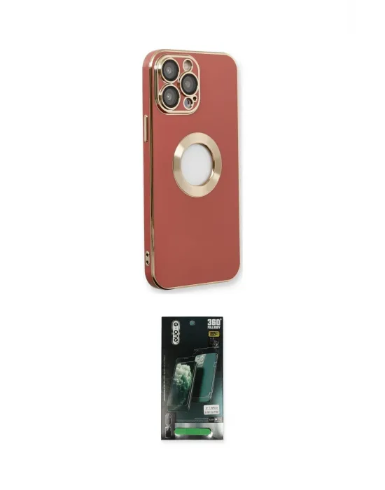 ieg™ iPhone 13 Pro Kılıf İz Form Serisi - Şeffaf 360 Full Body Arka Koruyucu