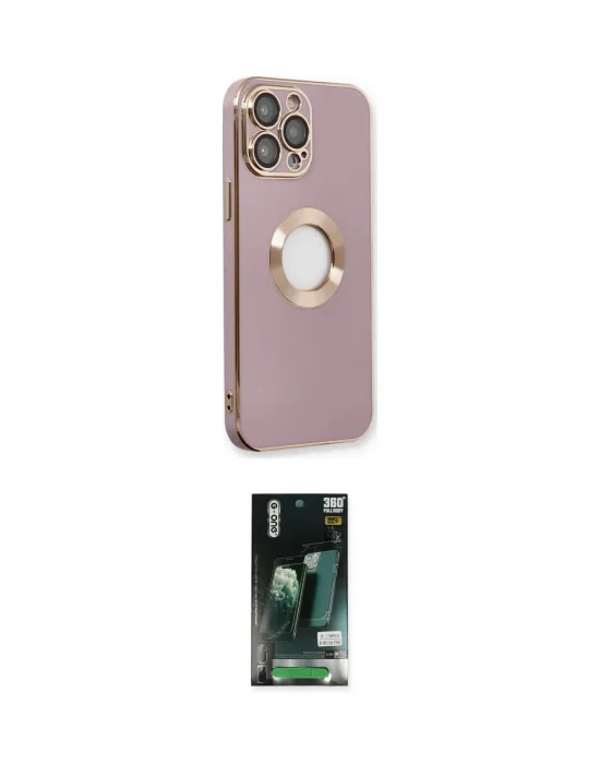 ieg™ iPhone 13 Pro Kılıf İz Form Serisi - Şeffaf 360 Full Body Arka Koruyucu